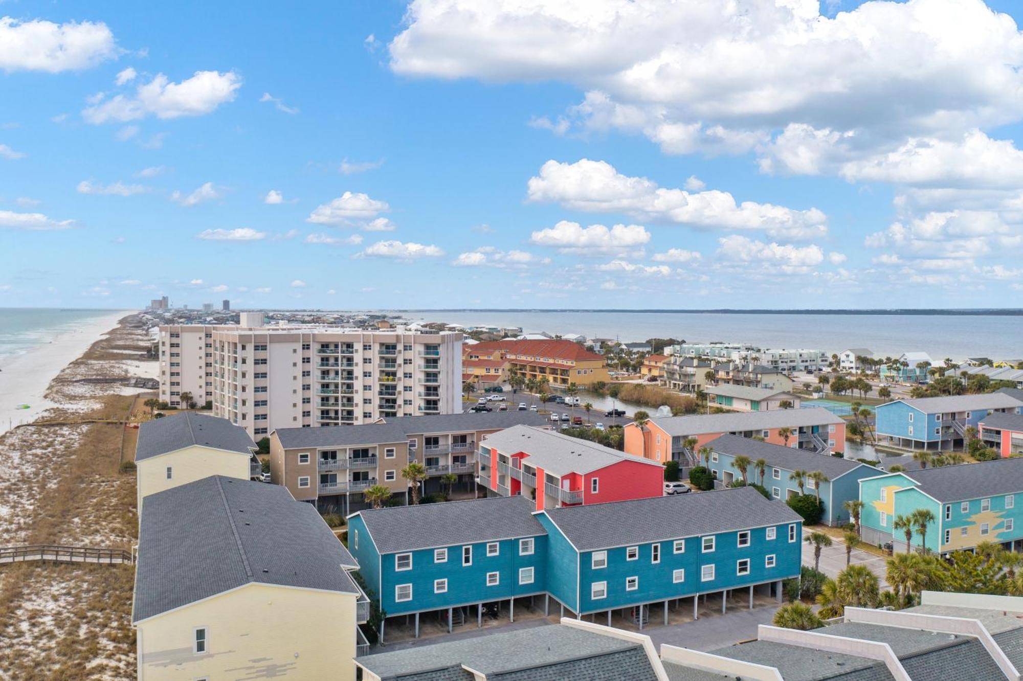 Villas On The Gulf L1- Ocean View Steps To Beach! Pensacola Beach Eksteriør billede