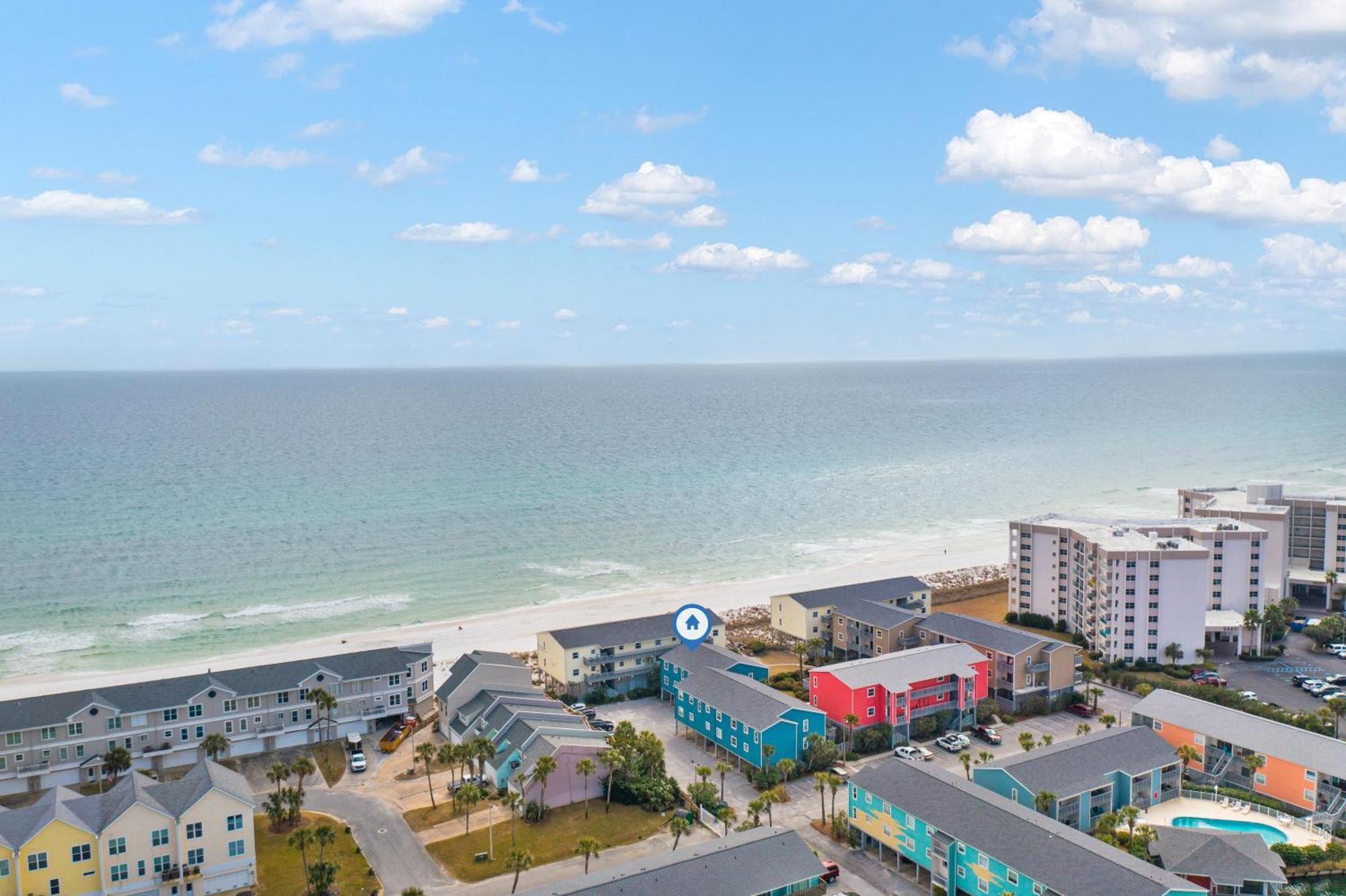 Villas On The Gulf L1- Ocean View Steps To Beach! Pensacola Beach Eksteriør billede