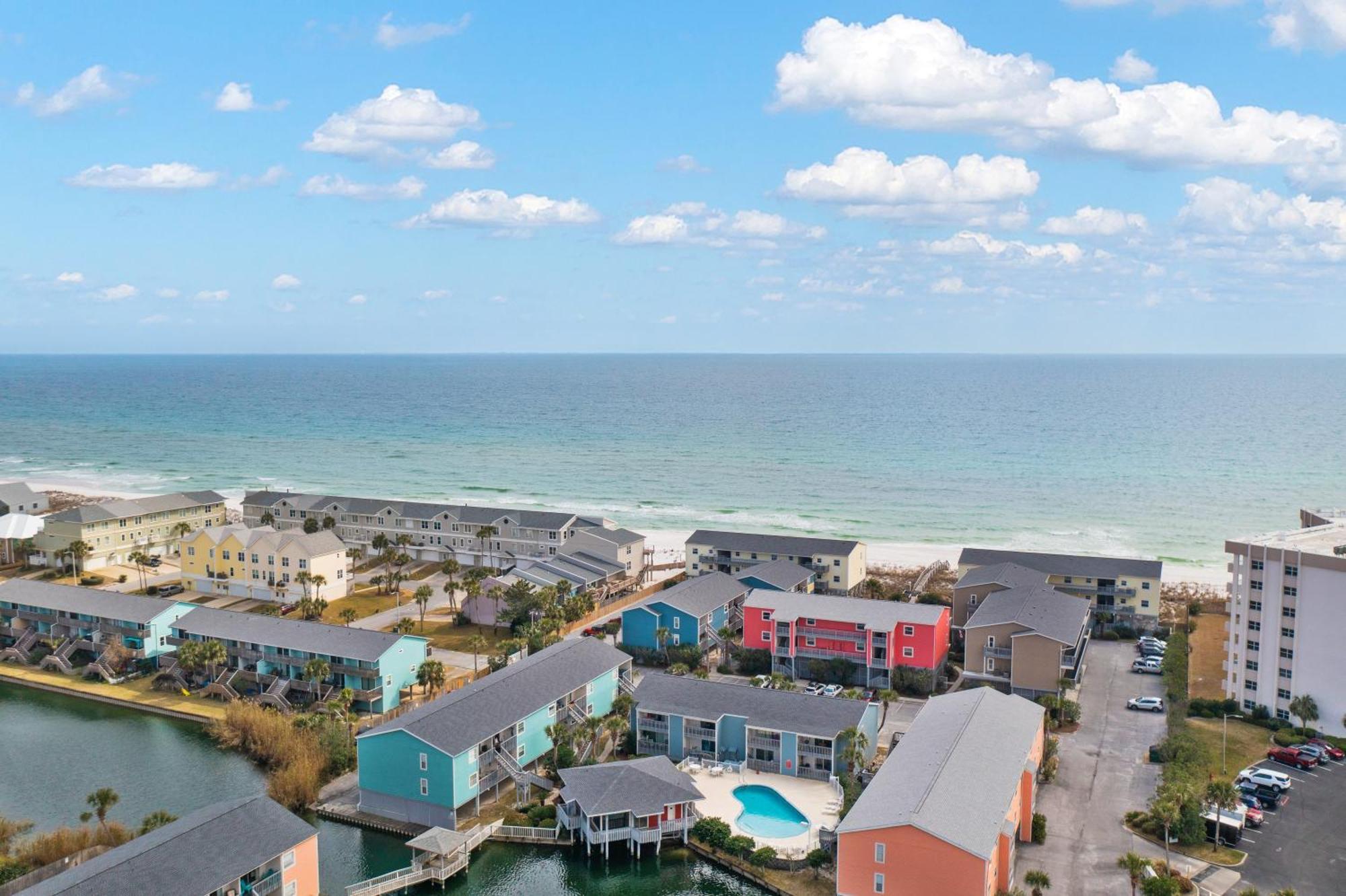Villas On The Gulf L1- Ocean View Steps To Beach! Pensacola Beach Eksteriør billede
