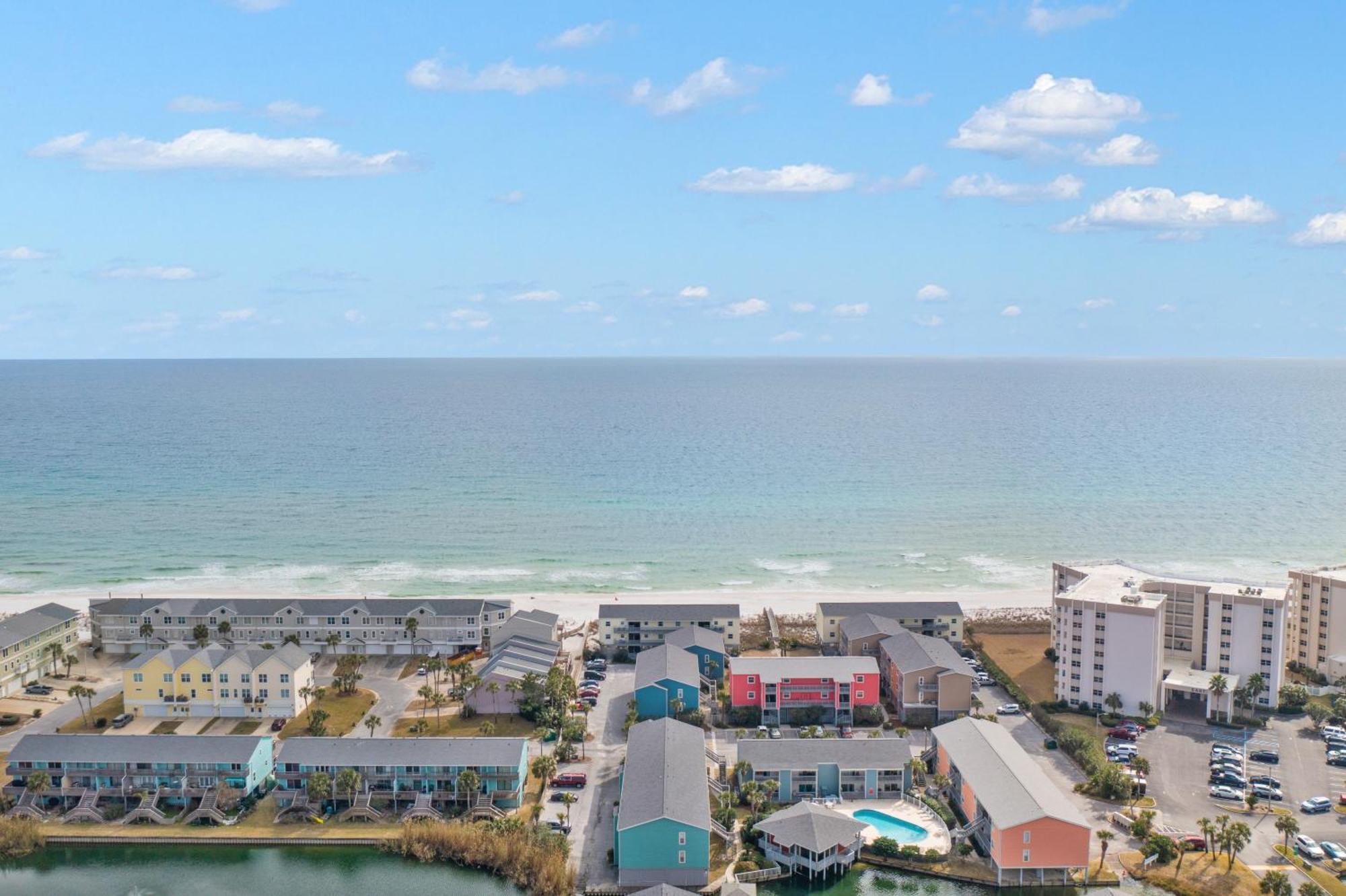 Villas On The Gulf L1- Ocean View Steps To Beach! Pensacola Beach Eksteriør billede